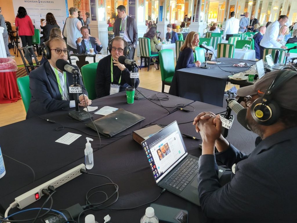 Sandy Baruah and Arn Tellem, Mackinac Policy Conference