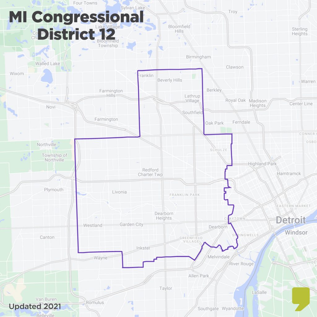 12th Congressional District new map 2021