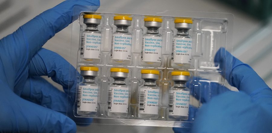 Vials of the monkeypox vaccine