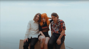 The band Paramore in their music video for "This Is Why"