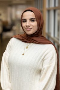 Portrait of a hijabi woman