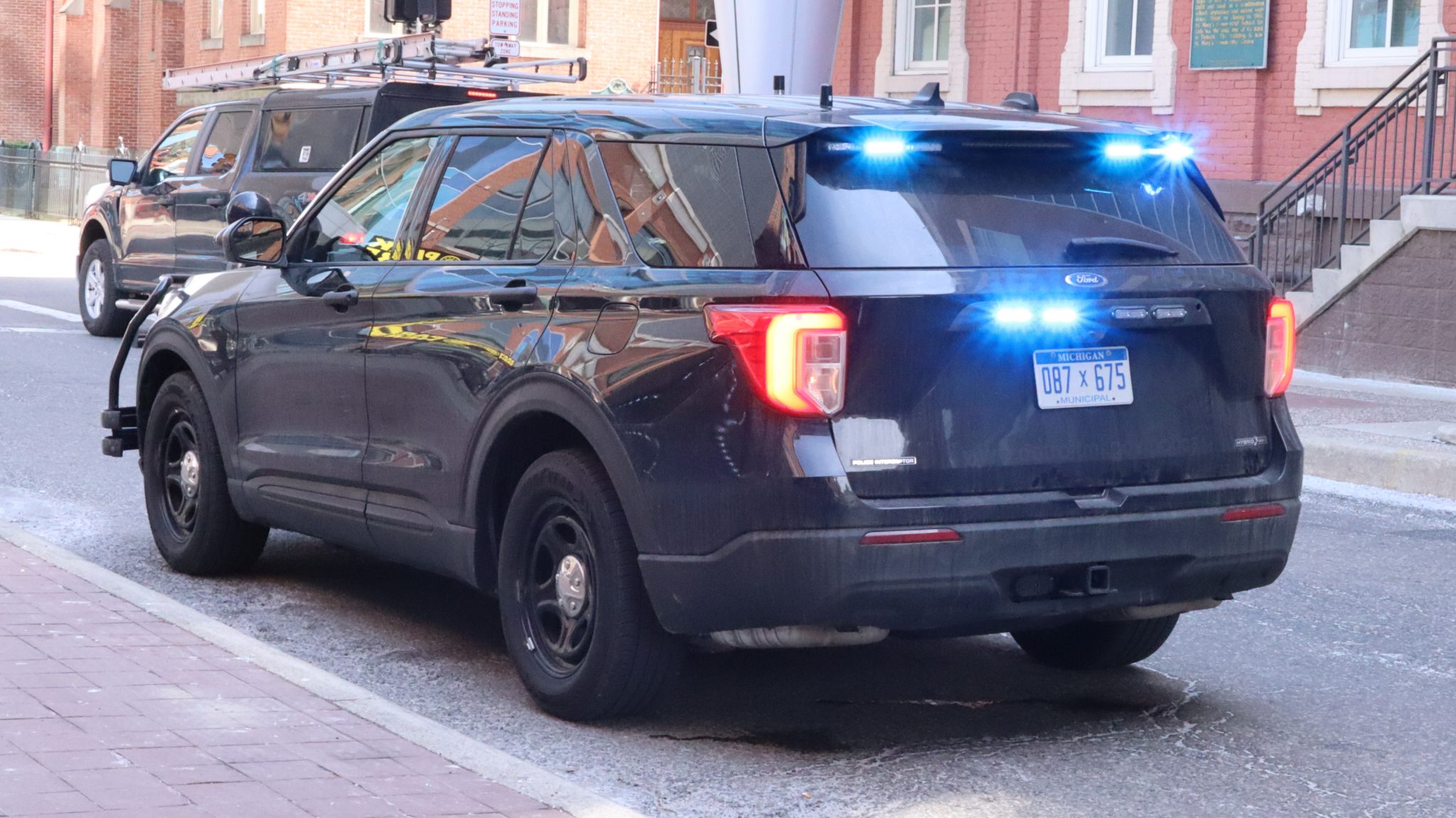 Photo of a Detroit Police vehicle.