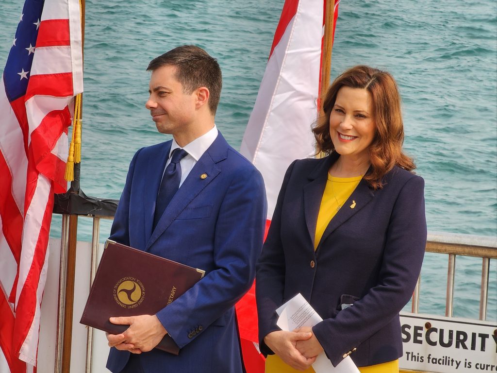 Pete Buttigieg and Gretchen Whitmer