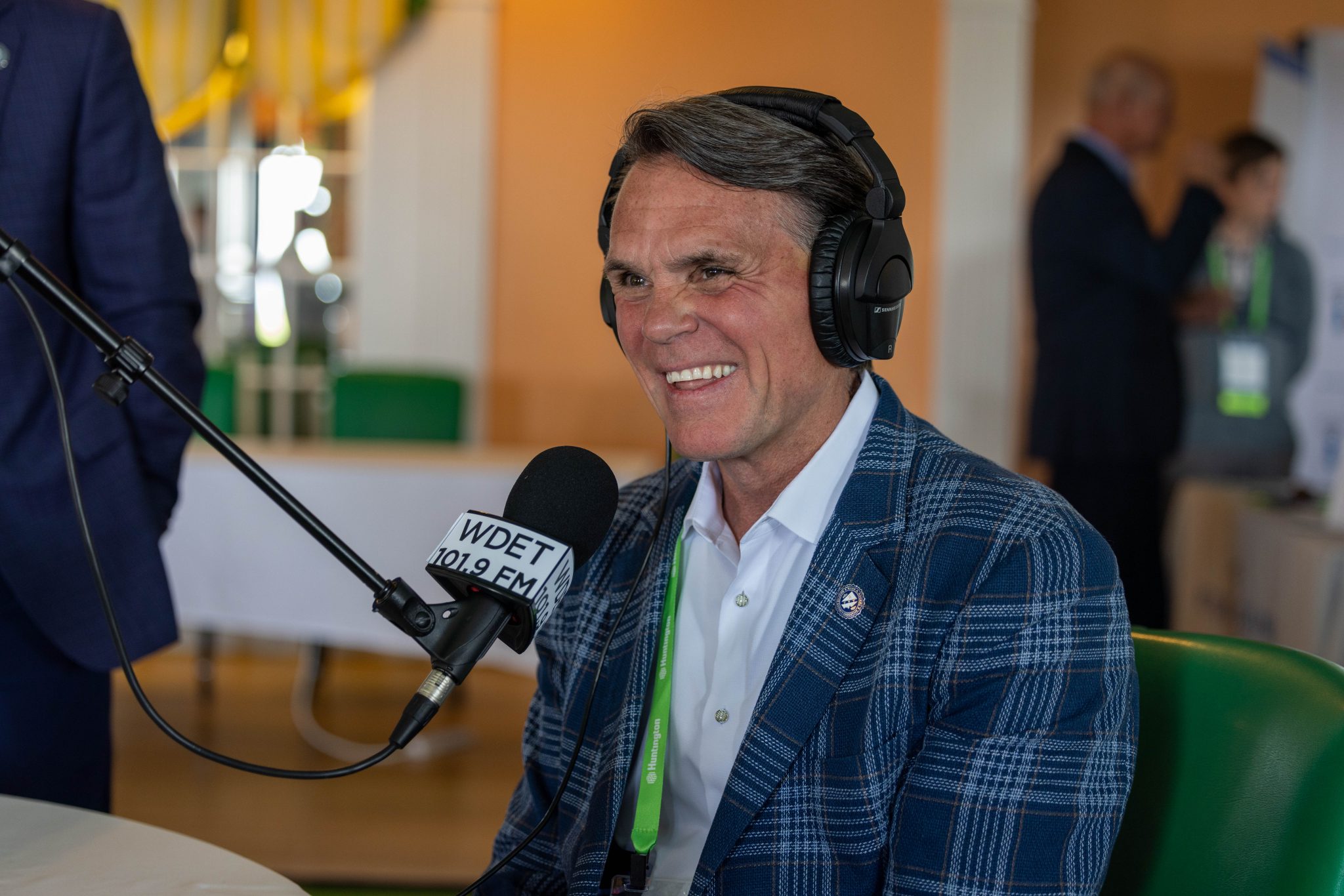 Macomb County Executive Mark Hackel speaks with Stephen Henderson on Detroit Today at the 2023 Mackinac Policy Conference.