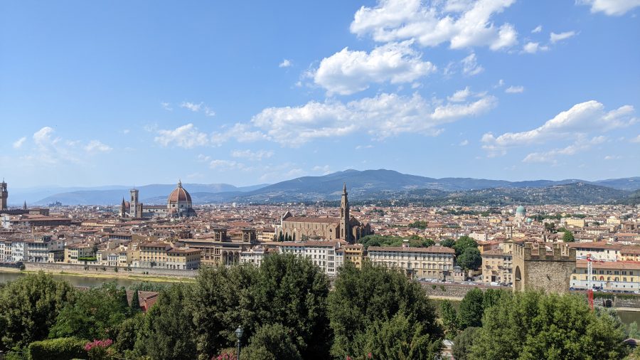 A scenic view of Florence, Italy.