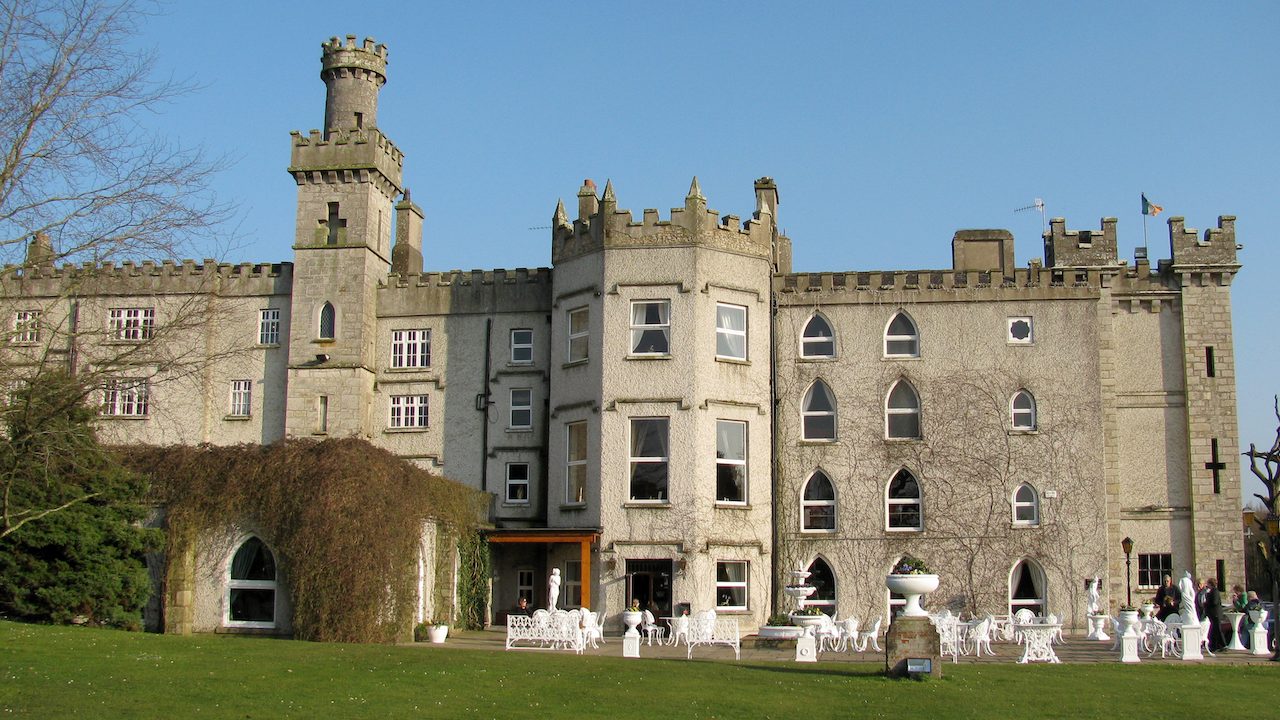 Exterior of Cabra Castle in Ireland