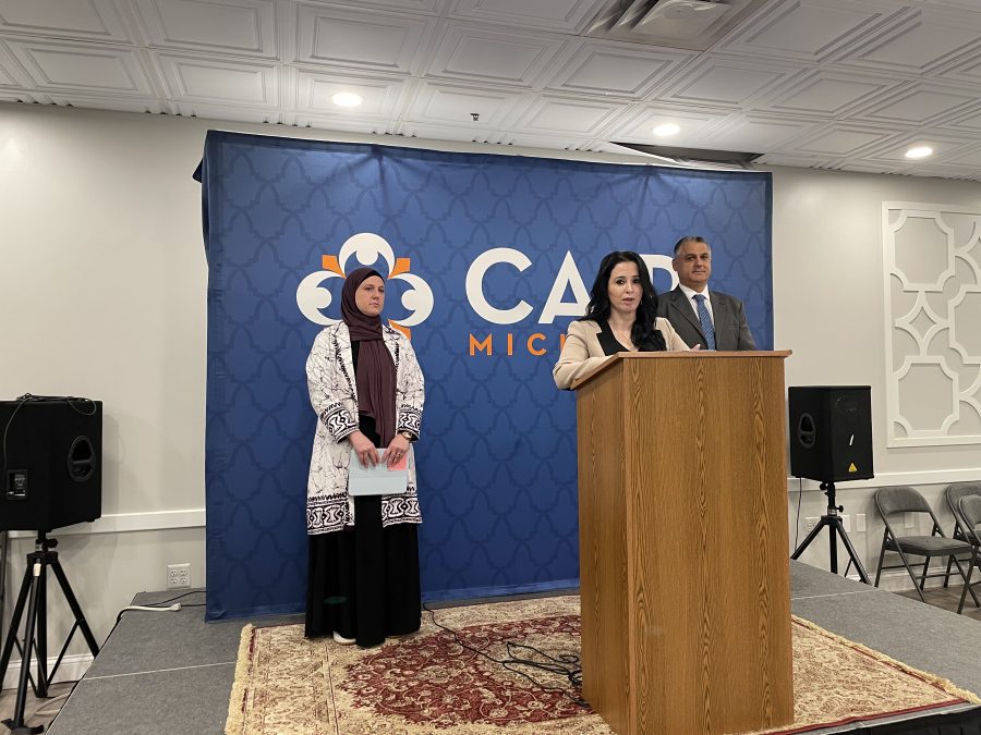 CAIR Michigan held a press conference to announce a lawsuit filed Sept. 18, 2023 to end the federal terror watchlist.