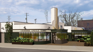 A rendering of the new, 4800-square-foot building at 2830 Gratiot Ave. that will house Louisiana Creole Gumbo.