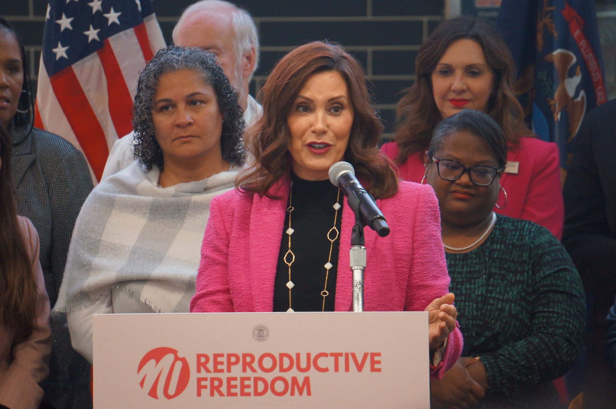 Gov. Gretchen Whitmer says she looks forward to signing more laws that further roll back abortion restrictions.