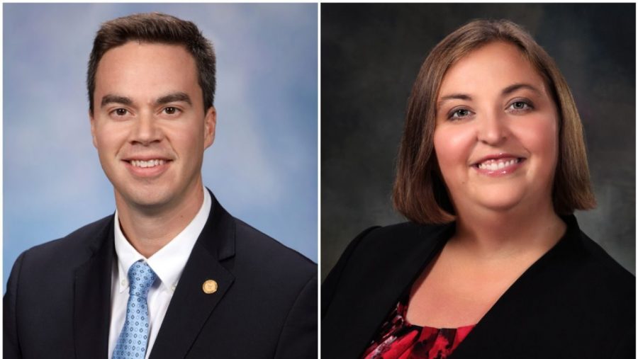 Rep. Kevin Coleman (D-Westland) (left) and Rep. Lori Stone (D-Warren), won their respective mayoral races on Tuesday.