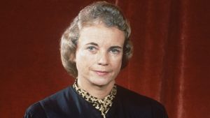 FILE - Supreme Court Associate Justice Sandra Day O'Connor poses for a photo in 1982.