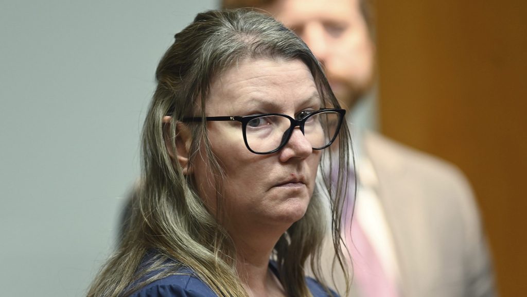 Defendant Jennifer Crumbley appears during her jury trial at the Oakland County Courthouse, Friday, Jan. 26, 2024, in Pontiac, Mich.