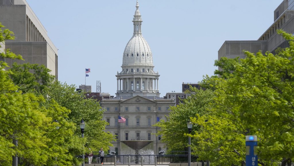 FILE - The Michigan State Capitol is photographed, Wednesday, May 24, 2023, in Lansing.