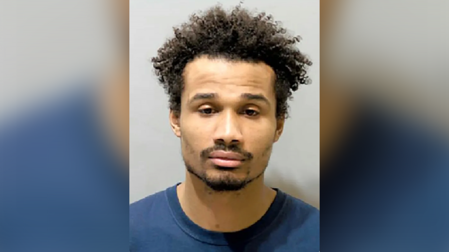 The booking photo of Michael Jackson-Bolanos, who has been charged with homicide in connection to the fatal stabbing of metro Detroit synagogue leader Samantha Woll.