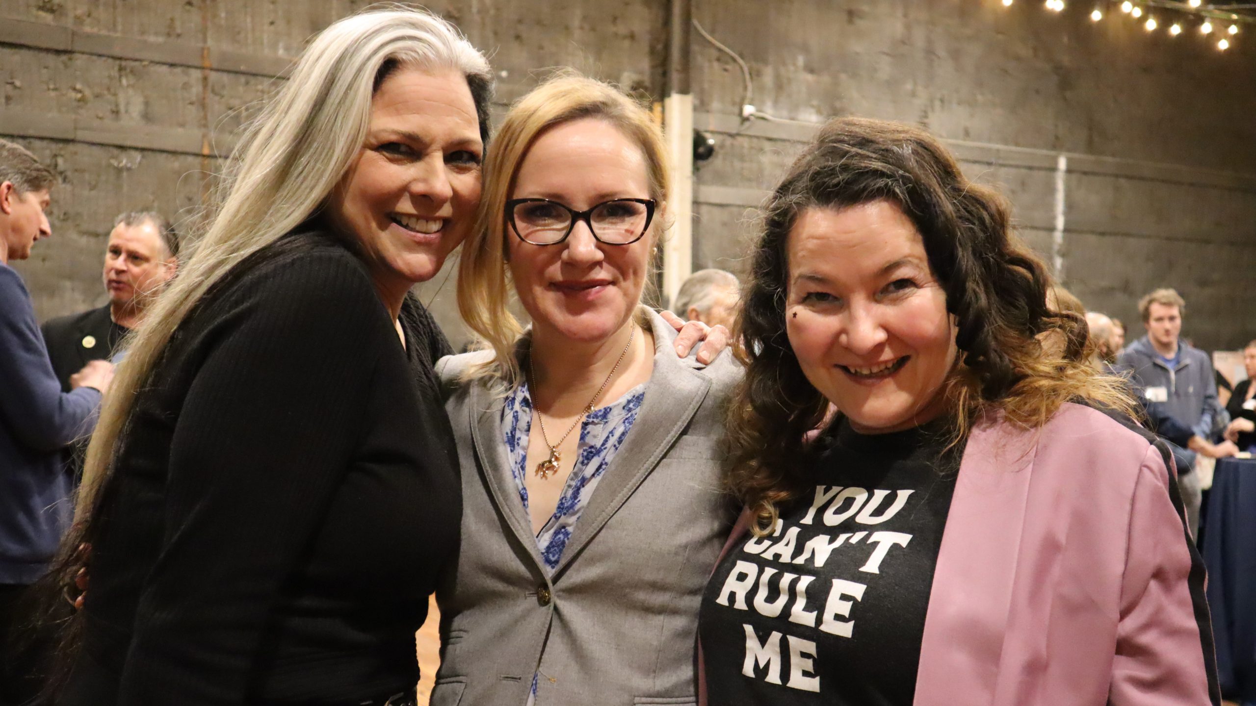 Ann Delisi with Laura Weber-Davis and April Baer
