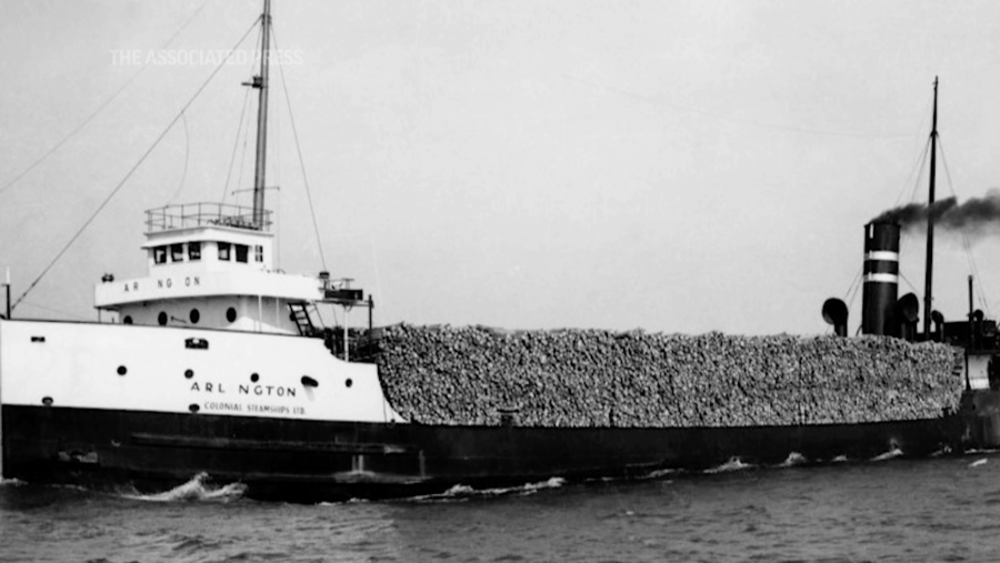The Great Lakes Shipwreck Historical Society announced Monday that the Arlington’s wreck has been discovered. The ship’s crew survived the 1940 sinking but the captain went down with his ship.