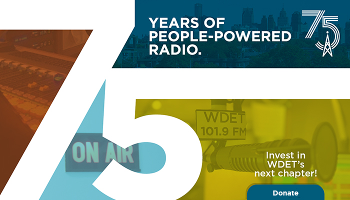 75 years of people powered radio at WDET