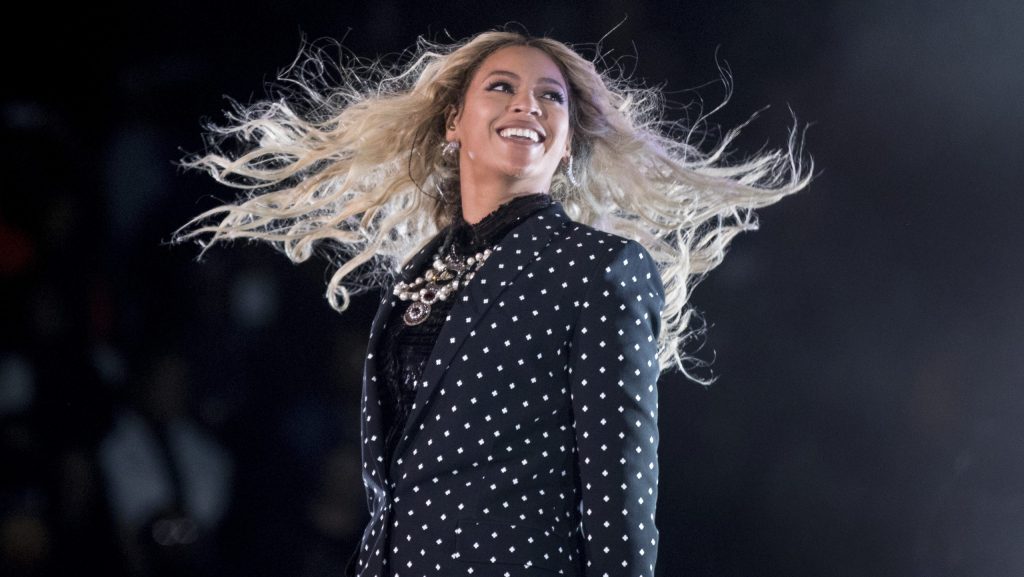 FILE - Beyoncé performs at the Wolstein Center, Nov. 4, 2016, in Cleveland, Ohio.