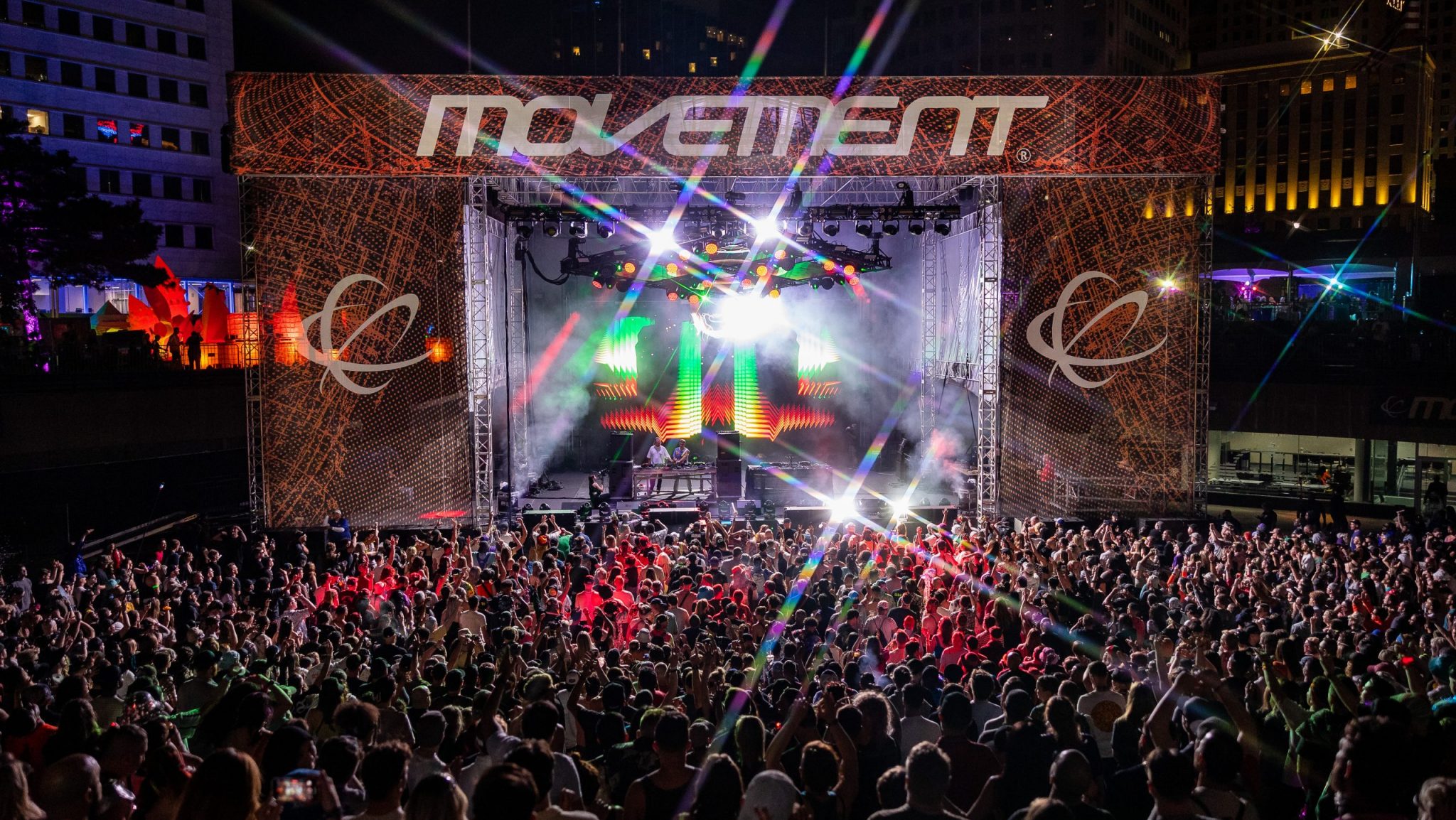 Basement Jaxx performs at Movement 2023 in Detroit.