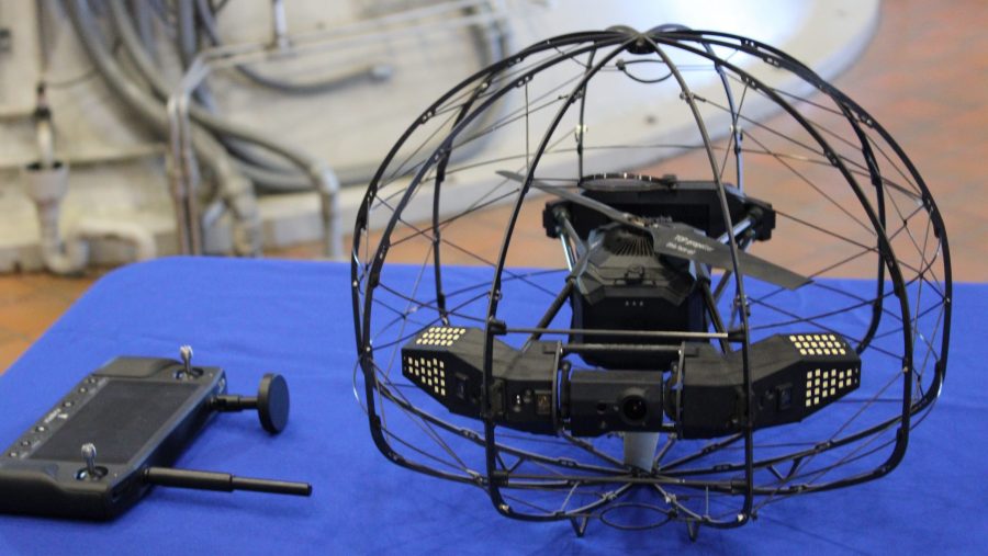 Macomb County Public Works purchased this $100,000 FlyBotix drone and SewerAI software system to make infrastructure improvements.