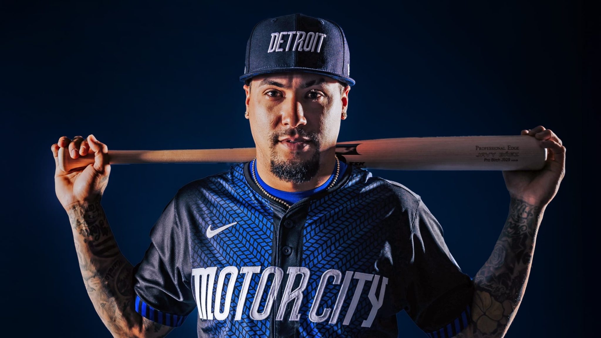 The Detroit Tigers unveiled new dark navy and electric blue City Connect uniforms on Monday, May 6, 2024.