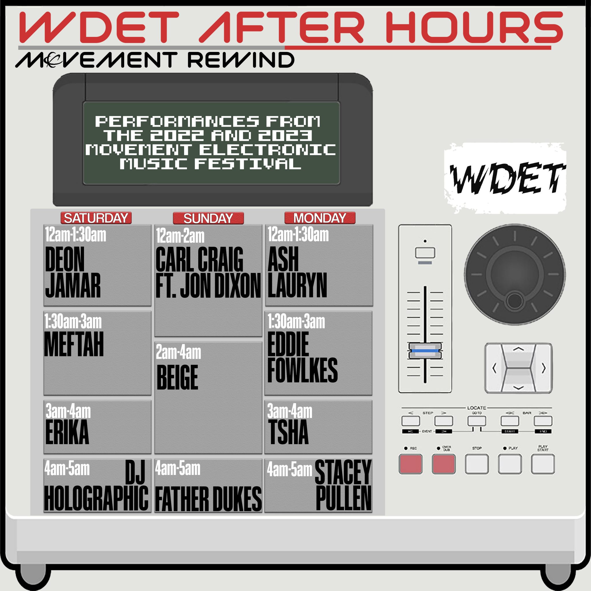 Movement WDET After Hours Schedule