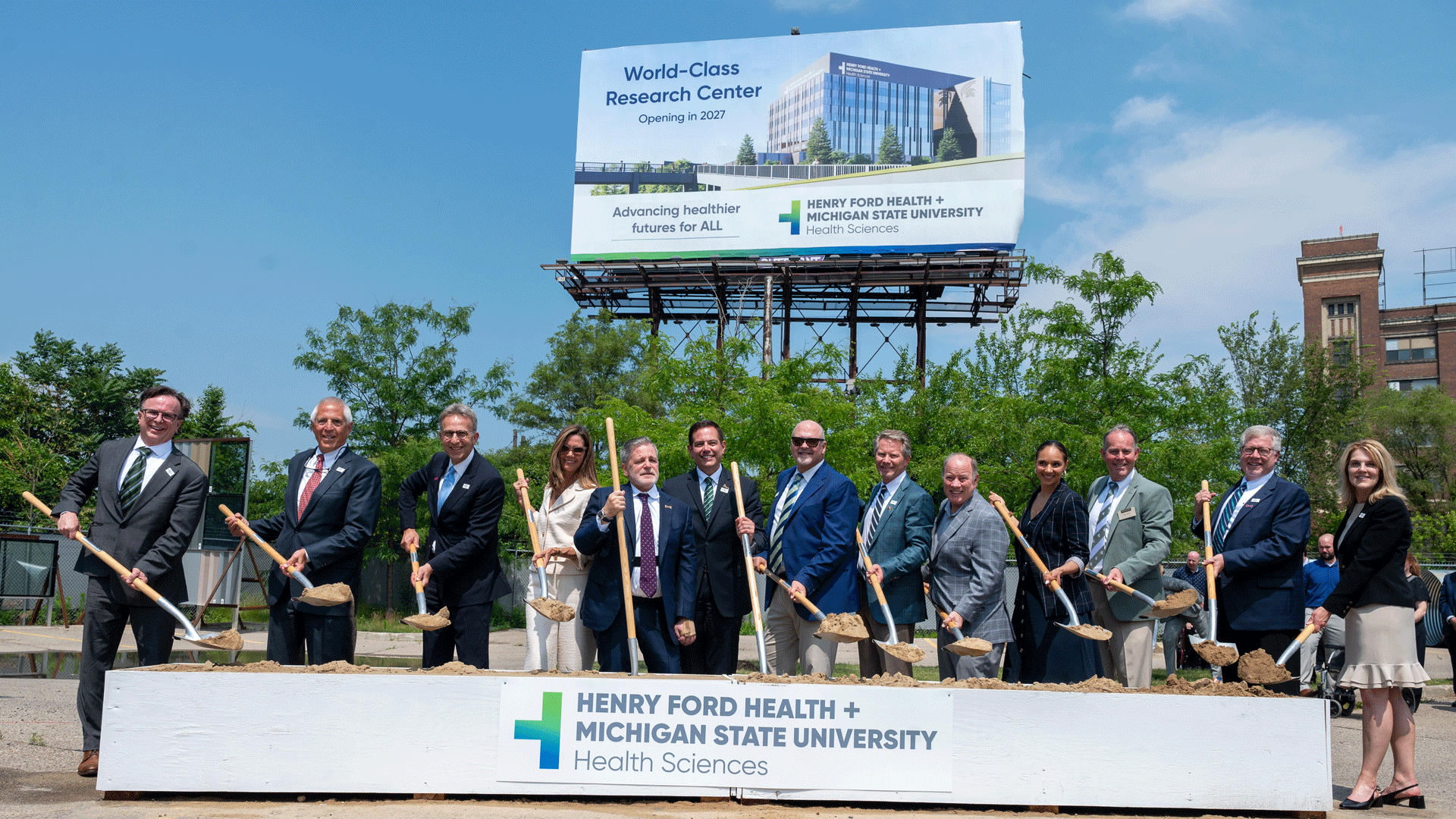 Henry Ford, MSU break ground on new research facility in Detroit – WDET 101.9 FM