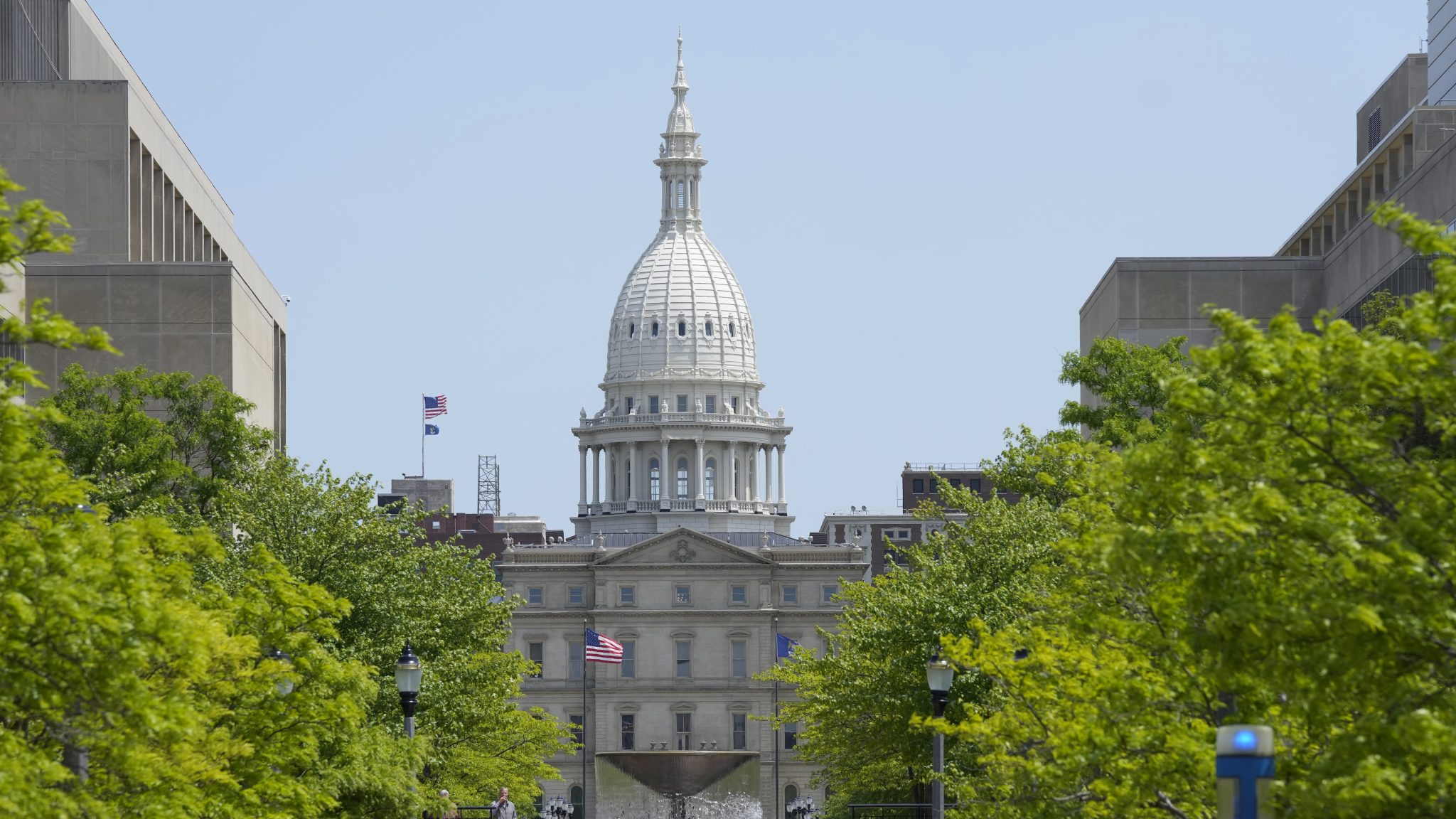 The Michigan Capitol is seen, May 24, 2023, in Lansing, Mich.