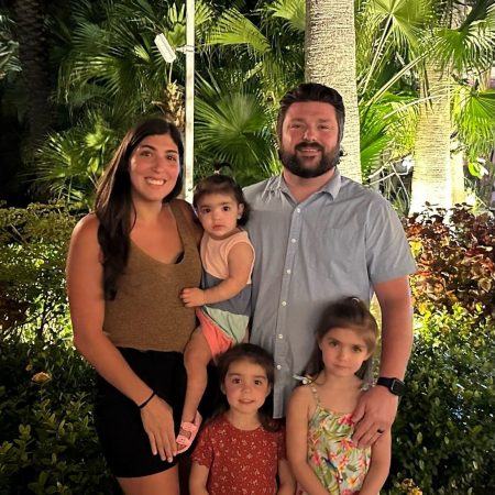 The late Oakland County Sheriff's Deputy Bradley Reckling with his family.