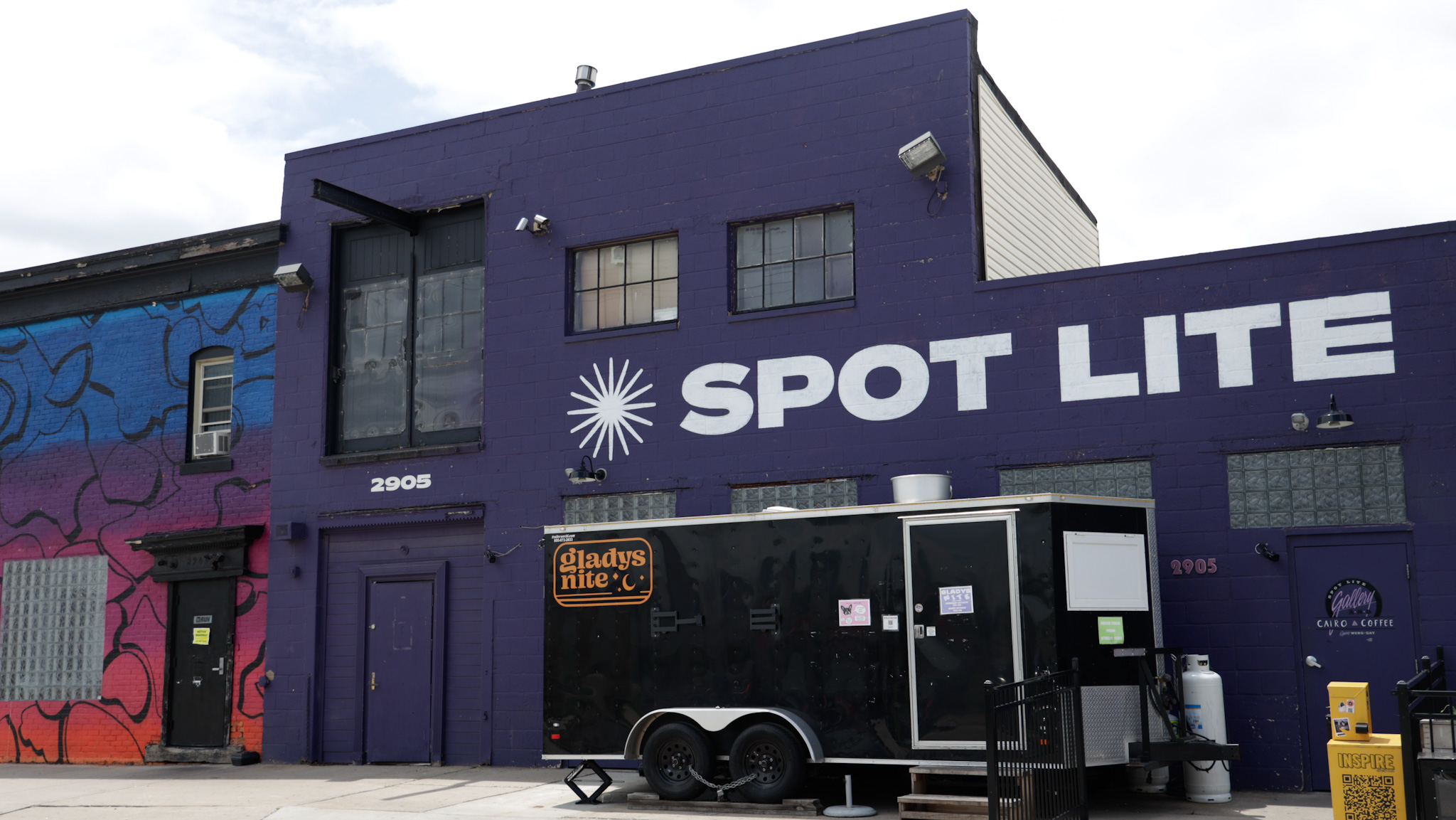 A photo of the exterior of Spot Lite in Detroit.