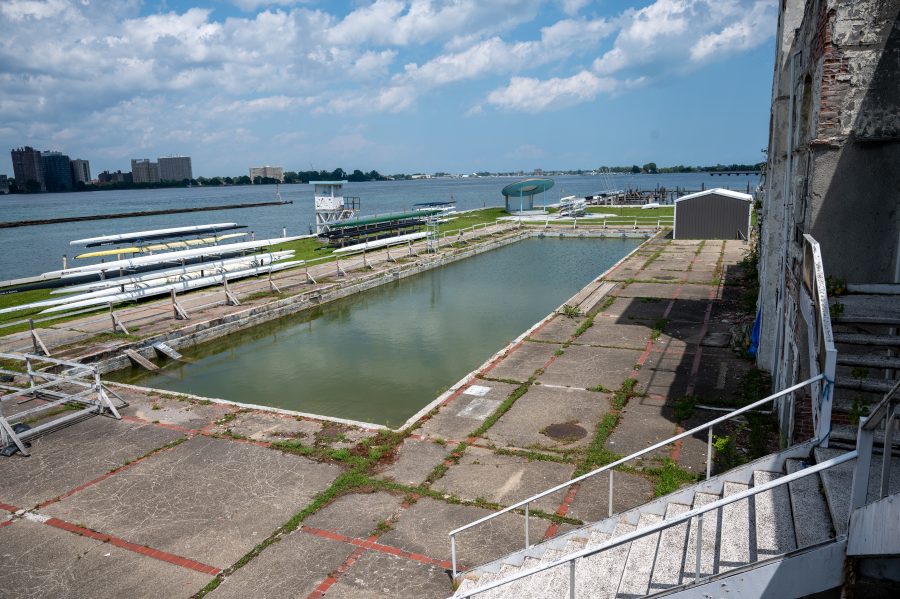 The pool at the Boathouse is said to have been the first Olympic-length pool built by a private organization in the United States, according to the Detroit Boat Club.