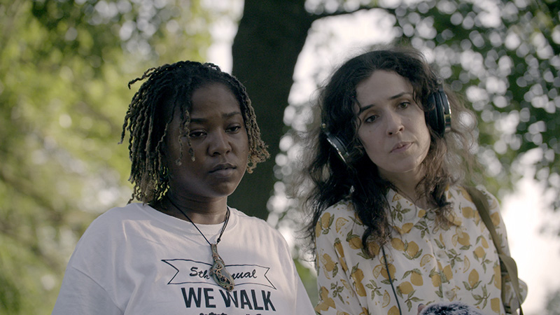 Trina Reynolds-Tyler (left) and Sarah Conway interviewed dozens of people over two years to create "Missing in Chicago," a joint investigative report from City Bureau and Invisible Institute.