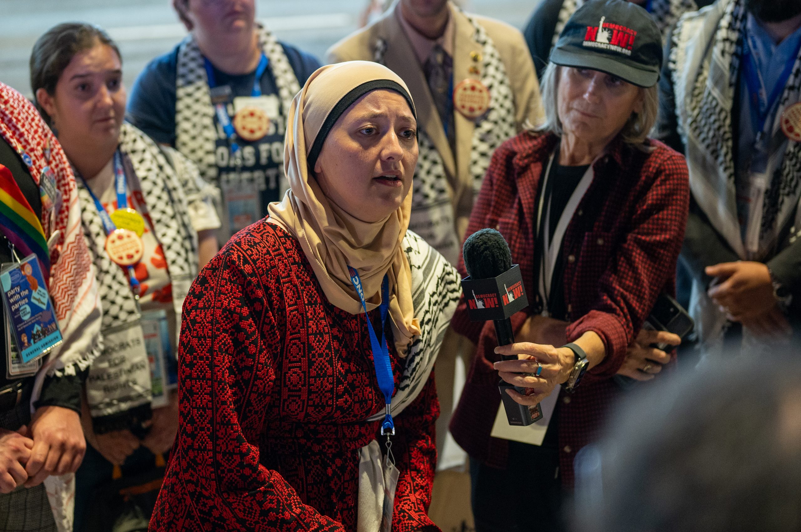 State Rep. Ruwa Romman, a Palestinian American and delegate from Georgia, said she was "crushed" by her exclusion from the convention stage.