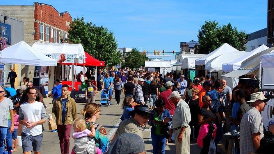 Scenes from the Funky Ferndale Art Fair.