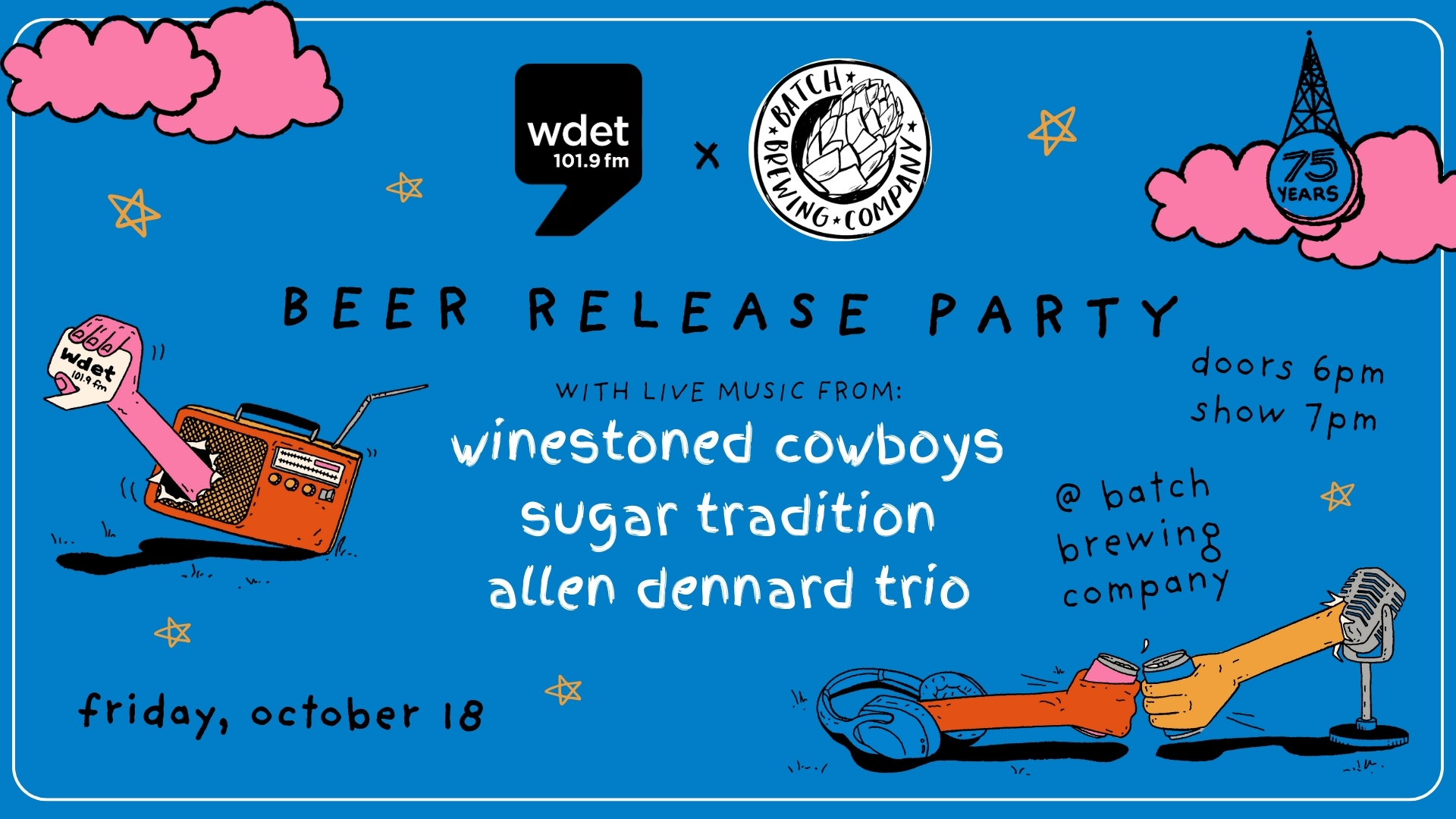 WDET and Batch Brewery are teaming up for a beer.