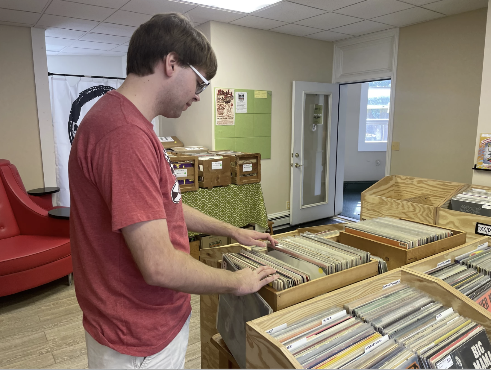 The customer base tends to trend younger at Hexagon Records, says owner Mike Griggs.