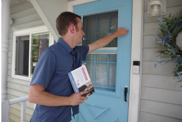 Austin Marsman said he's been working hard to get himself known in Michigan's 42nd House District, knocking on around 50 doors a day.