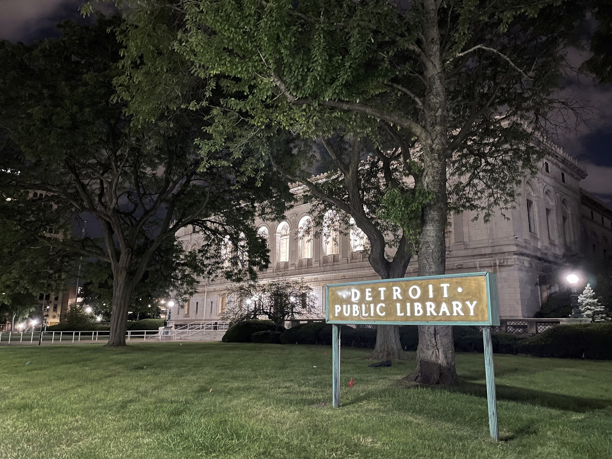 Detroit's Main Library on Woodward Avenue first opened it's doors on March 29, 1921.