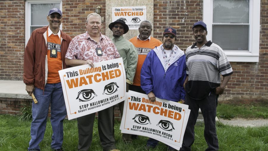 For years, neighbors around Detroit have committed to watch vacant homes in their neighborhood on the day before Halloween to deter arson and other crimes.