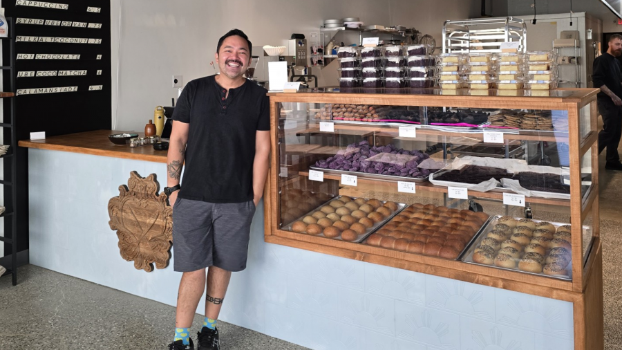 Jonathan Peregrino owns JP Makes & Bakes, a traditional Filipino bakery in Detroit's New Center neighborhood.