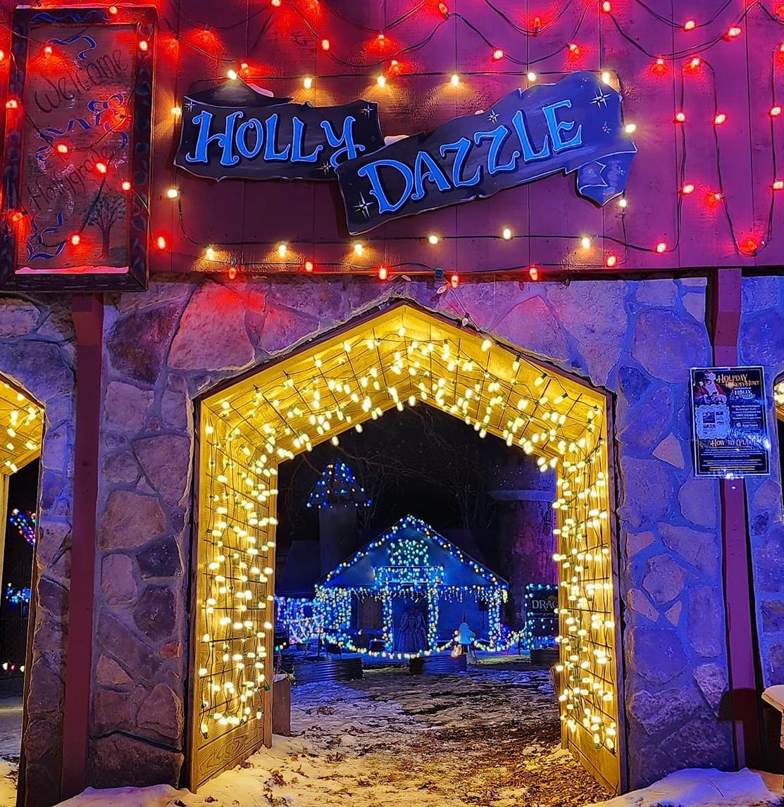 HollyDazzle runs through Dec. 31 on the grounds of the Michigan Renaissance Festival in Holly.