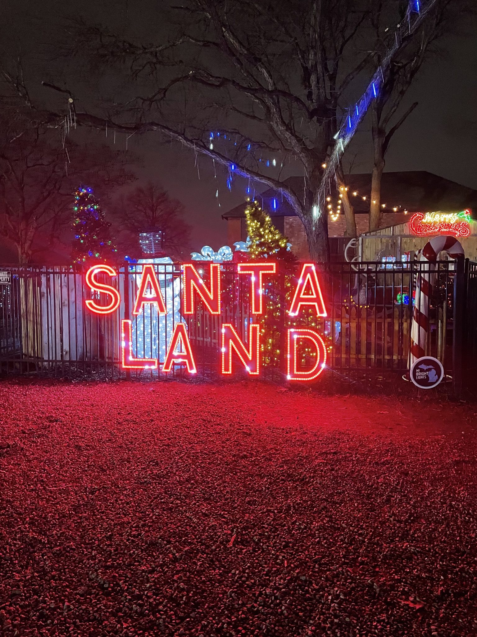 Santa Land at MI Bright Lights in Westland.