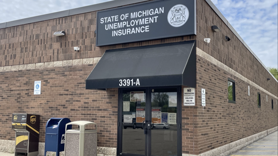 A Michigan Unemployment Insurance Agency office in Grand Rapids.