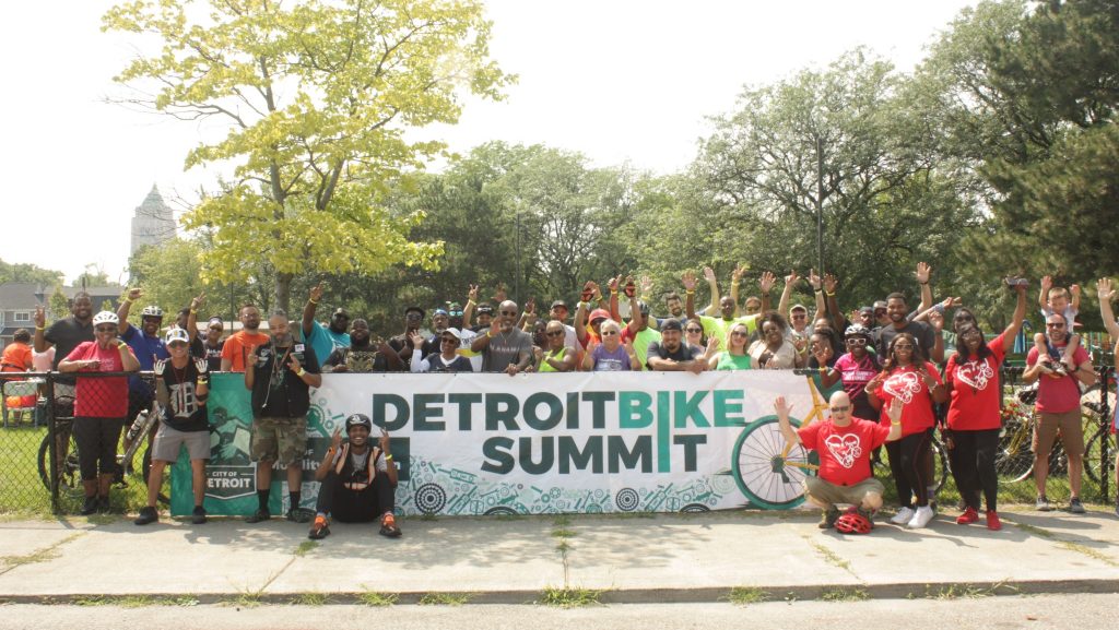 A photo from the 2023 Detroit Bike Summit.