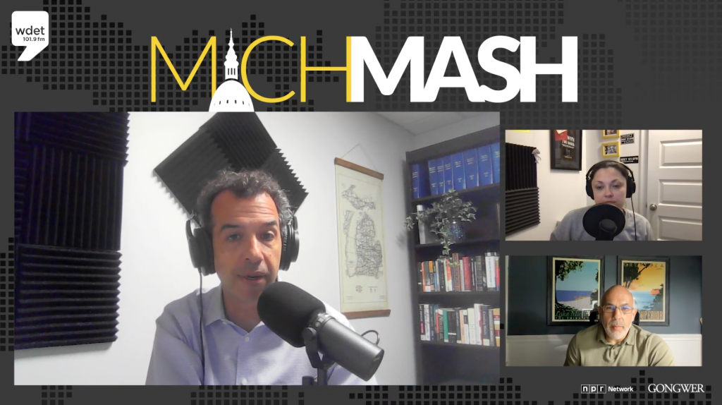 Screenshot from the MichMash video