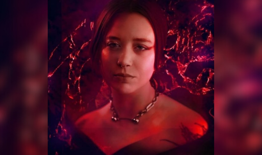 Album cover of Psyche, a blend of techno, ambient electronica, cyberpunk, and darkwave