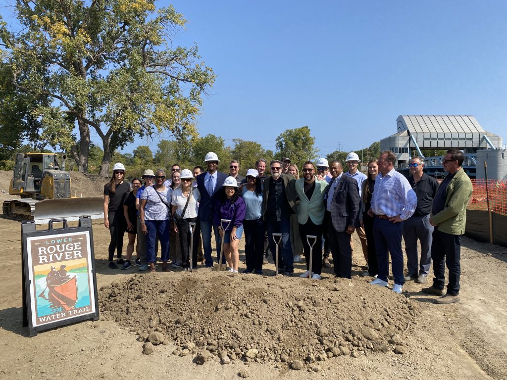 Fort Street park groundbreaking