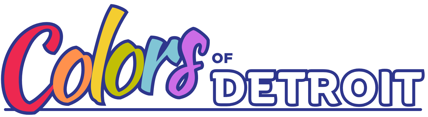Colors of Detroit colorful logo