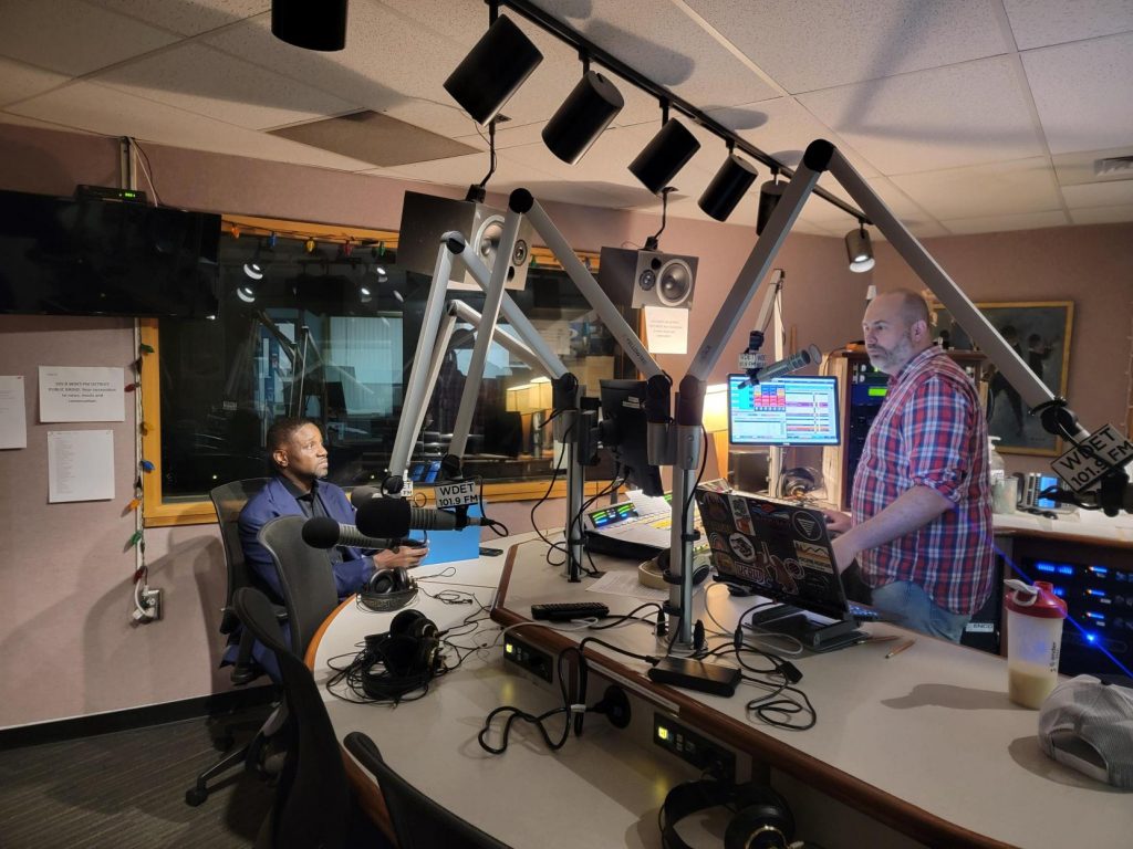 Russ McNamara interviews Rev. Solomon Kinloch in the WDET studio ahead of Detroit’s mayoral election.